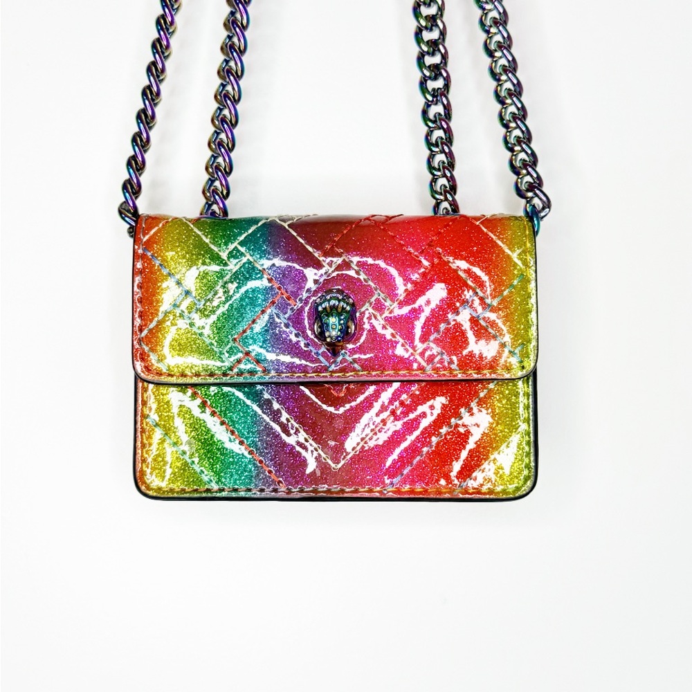 KURT GEIGER Micro Rainbow Crossbody Purse